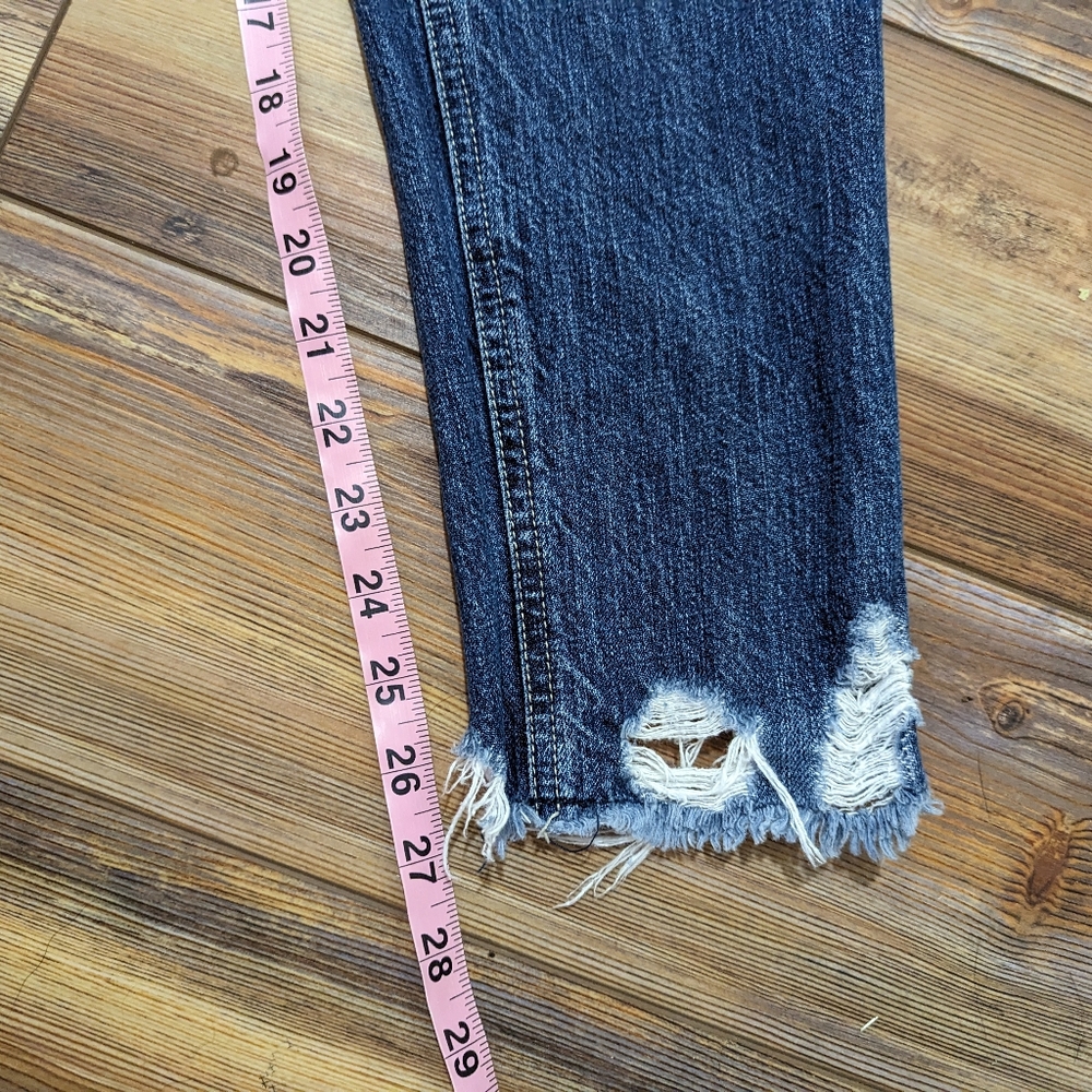 KanCan Estilo Distressed Ripped Frayed Boyfriend Jeans Women's Size 26/7 - Picture 12 of 12